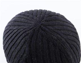 img 2 attached to 🎩 Connectyle Classic Men's Winter Hats - Warm Thick Knit Cuff Beanie Cap with Lining