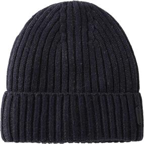 img 3 attached to 🎩 Connectyle Classic Men's Winter Hats - Warm Thick Knit Cuff Beanie Cap with Lining