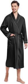 img 2 attached to SIORO X-Large Luxurious Long Sleeve Bathrobe - Perfect for Ultimate Comfort