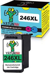 img 4 attached to 🖨️ YATUNINK Remanufactured 246XL Color Ink Cartridge for Canon Pixma Printers - High-Quality Replacement for CL-246XL CL-244