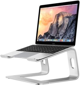 img 4 attached to 💻 Elevate Your Laptop Experience with AMOTIE Ergonomic Aluminum Laptop Stand