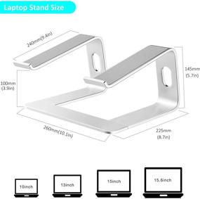 img 2 attached to 💻 Elevate Your Laptop Experience with AMOTIE Ergonomic Aluminum Laptop Stand