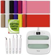 🔥 cricut easy press 2 bundle: heat press machine, strongbond iron-on, weeding kit – raspberry, 9x9: unbeatable value! logo