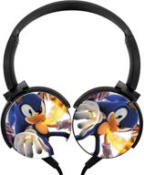 🎧 sonic foldable headphones: over-ear wired headphones with noise cancelling & call controller for men, women, and kids - ideal for work and daily use logo