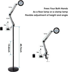 img 1 attached to Magnifying Stepless Dimmable Magnifier Flexibility