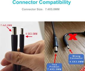 img 3 attached to 💻 High-quality 65W 90W AC Laptop Charger for Dell Latitude Series E6410 E6420 E6430 E6440 E6540 7490 7390 7480 5490 5580 5480 3190 E5470 E6520 E7440 E7450 - Power Supply Adapter Cord LA90PM111