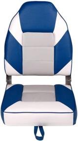 img 3 attached to 🎣 2-Pack Deluxe High Back Folding Fishing Boat Seats by Leader Accessories - Wide Variety of Colors Available!