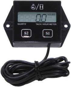 img 4 attached to 🔧 Timorn Tachometer: Waterproof Hour Meter for Small Engine - Ideal for Chainsaw, ATV, Motorcycle & UTV Engine (Black)