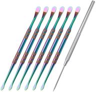 carving stainless sculpting needle rainbow logo