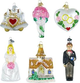 img 3 attached to 🎁 Ornament Box Set: Old World Christmas Wedding Collection