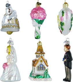 img 2 attached to 🎁 Ornament Box Set: Old World Christmas Wedding Collection