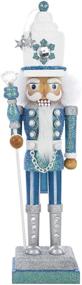 img 3 attached to 🎄 Kurt Adler Hollywood Nutcracker HA0152: 17-Inch, Turquoise/White - Stunning Collectible Decoration
