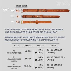 img 2 attached to Abbys Apple AirTag Collar Leather Dogs