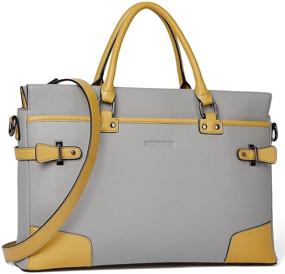 img 4 attached to 👜 BOSTANTEN Кожаный портфель-мессенджер сумка "Стильные портфели для ноутбуков для женщин