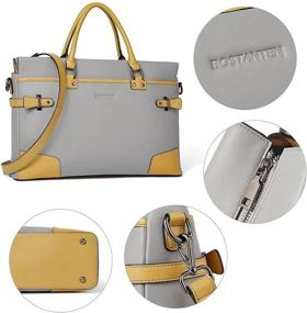 img 2 attached to 👜 BOSTANTEN Кожаный портфель-мессенджер сумка "Стильные портфели для ноутбуков для женщин