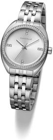 img 2 attached to Caravelle Quartz Ladies из нержавеющей стали серебряного тона