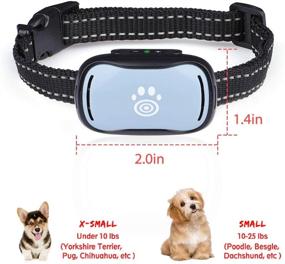 img 1 attached to 🐶 Optimized Small Dog Bark Collar - Anti Barking Collar for Small to Medium Dogs - Smallest Most Humane Stop Barking Collar - Dog Training No Shock Bark Collar - Safe Pet Bark Control Device