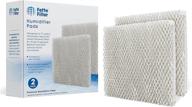 fette filter 2 pack | compatible humidifier replacement pads for honeywell hc22p & aprilaire water panel 10 models 110 220 500 550 558 | whole house filters logo