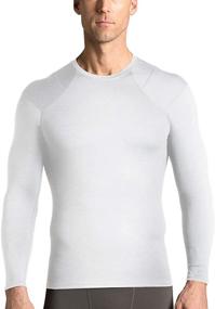 img 2 attached to Men's Long Sleeve 👕 Shoulder Support Shirt by Tommie Copper