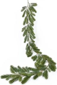 img 4 attached to 🎄 Lvydec 6ft Christmas Pine Garland Decoration - Realistic Greenery Garland for Holiday Mantel, Fireplace, Table Centerpiece - Cypress Pine Garland for Enhanced Festive Décor