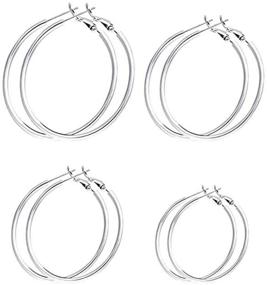 img 1 attached to Earrings Hypoallergenic Polished Earring Valentines