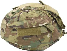 img 4 attached to 🔒 Jadedragon Camouflage Helmet Cloth: ACH/MICH Helmet Cover in One Size, Effective Camo Protection