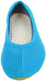 img 3 attached to Beck Unisex Gymnastics Shoes Turquoise Girls' Shoes for Athletic