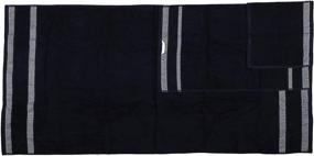 img 1 attached to Casa Copenhagen Solitaire: Stylish 600 GSM Hotel & Spa Towel 🧖 Set for Kitchen and Bathroom - 6 Piece Egyptian Cotton Collection (Jet Black)
