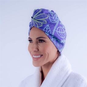 img 2 attached to AqkuaTwist Turban Absorbent Capabilities Fashionable Bath