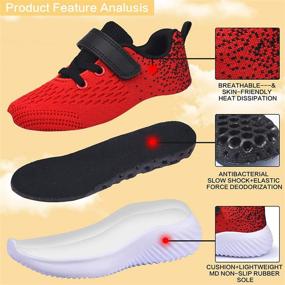 img 1 attached to 👟 DOTACOKO Sneakers Fashion: Lightweight, Breathable Boys' Shoes with Sneakers Technology