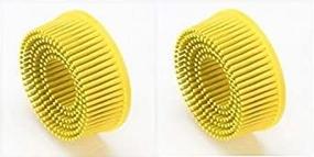 img 1 attached to 🟡 3M 7525 Scotch-Brite Roloc Bristle Disc Yellow 2" – Efficient 2-Pack for Superior Cleaning