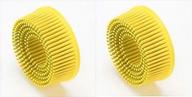 🟡 3m 7525 scotch-brite roloc bristle disc yellow 2" – efficient 2-pack for superior cleaning logo