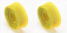img 2 attached to 🟡 3M 7525 Scotch-Brite Roloc Bristle Disc Yellow 2" – Efficient 2-Pack for Superior Cleaning