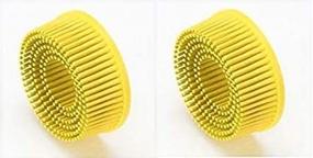 img 3 attached to 🟡 3M 7525 Scotch-Brite Roloc Bristle Disc Yellow 2" – Efficient 2-Pack for Superior Cleaning