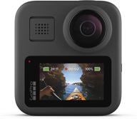 📸 gopro max: capture your adventures with waterproof 360° + traditional camera and touch screen | 5.6k30 hd video, 16.6mp 360 photos, 1080p live streaming & stabilization logo