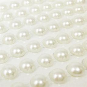 img 2 attached to Enhance Your Crafts with Wrapables 6mm Self Adhesive Pearl Stickers - 420pcs!