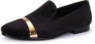 luxurious velvet loafers: exquisite handmade flats shoes for elegant comfort logo