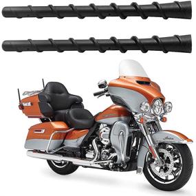 img 4 attached to 🏍️Высокопроизводительная 7-дюймовая спиральная антенна для Harley Davidson Touring Electra Road Street Glide Trike Ultra Classic CVO (2 упаковки)