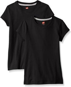 img 1 attached to 👧 Hanes Little Girls Jersey Cotton Clothing: Comfy and Stylish Apparel for Girls