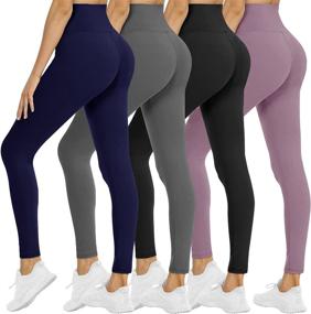 img 4 attached to Pack Leggings Women See Through Athletic Outdoor Recreation and Outdoor Clothing