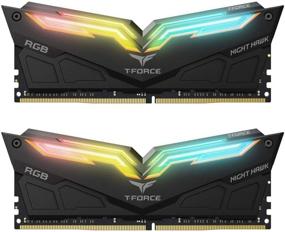 img 4 attached to 💡 TEAMGROUP T-Force Night Hawk RGB 3200MHz 16GB Kit - Black Desktop Memory Module Ram