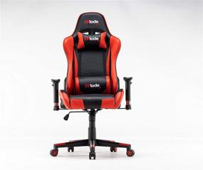 img 3 attached to 🎮 Red XPlode Gaming Chair – Racing Office Computer Ergonomic Video Game Chair with Adjustable Backrest, Seat Height, Swivel, Recliner, Headrest, Lumbar Pillow – Esports Chair