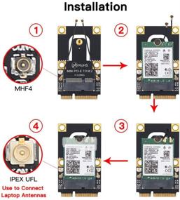 img 3 attached to 🔌 M.2 to PCIe Converter for Laptop: Upgrade Your 2010-2016 Laptops' WiFi Card with this NGFF M.2 A+E to Mini PCI-E Adapter, Compatible with PCI Express Slots