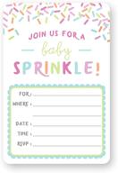 baby sprinkle shower invitations count logo