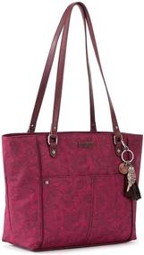 img 2 attached to 👜 Sakroots Eco Twill Metro Spirit Desert Women's Bags, Wallets, and Totes - Ideal for the Modern Fashion Enthusiast