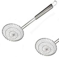 skimmer strainer stainless slotted cooking logo