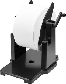 img 4 attached to 🖨️ MUNBYN 2-in-1 Fan-Fold Stack Paper Holder with External Rolls Label Holder for Improved Desktop Thermal Label Printing