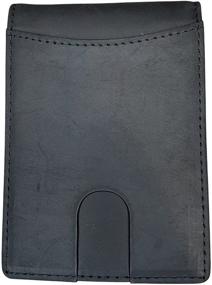 img 1 attached to Genuine Leather Minimalist Blocking Multifunctional Men's Accessories: Sleek and Functional Essentials with Unmatched Quality.