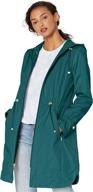 🌂 stay stylish and dry with the cole haan women's hooded anorak rain coat логотип