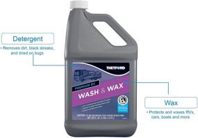 img 1 attached to 🚐 1 Gallon Thetford 32517 Premium RV Wash and Wax with Detergent for RVs, Boats, Trucks, and Cars